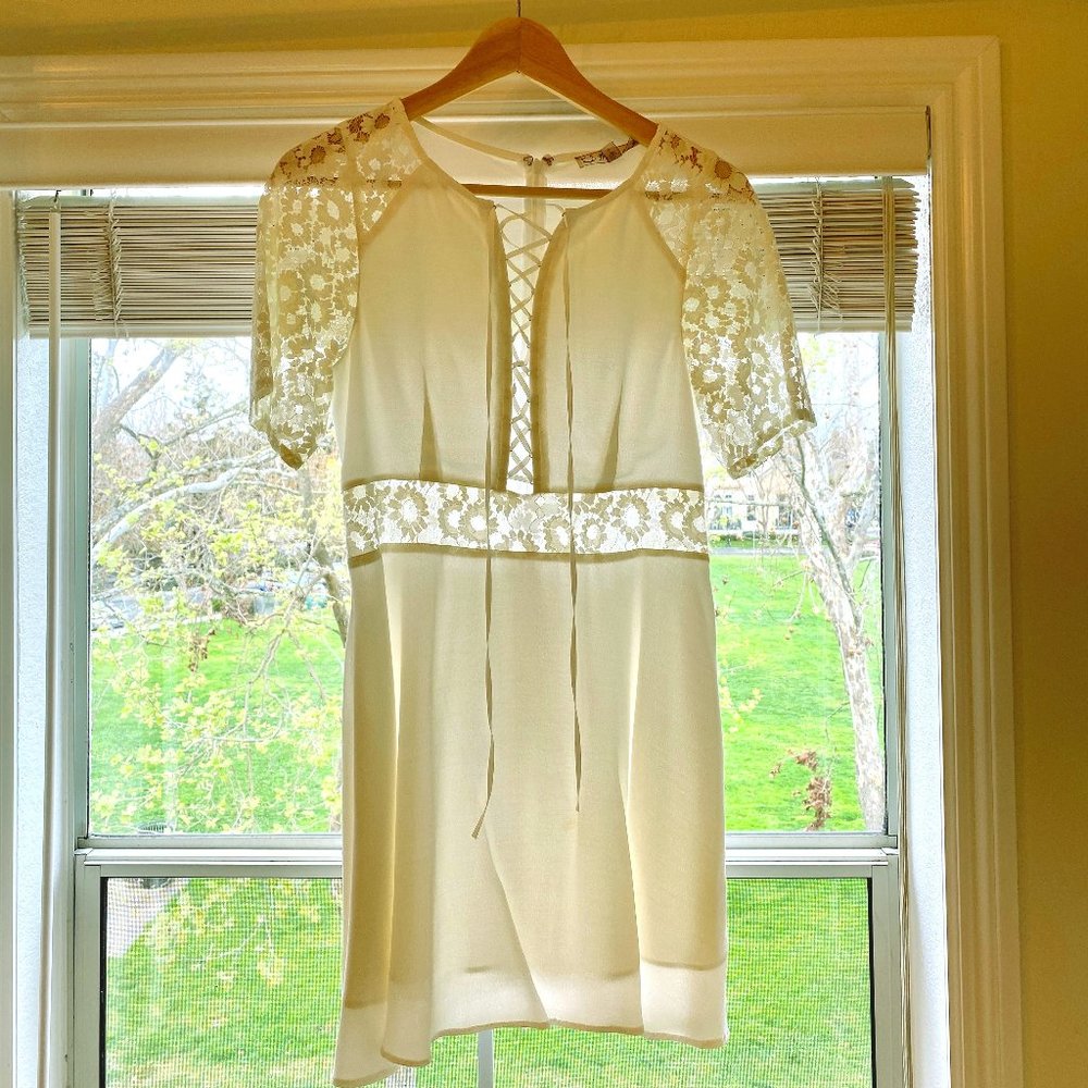 FOR LOVE AND LEMONS WHITE SUMMER DRESS